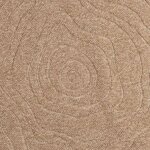 vidaXL Tapis de surface Moiré HUARTE Naturel 170 x 120 cm Polyester