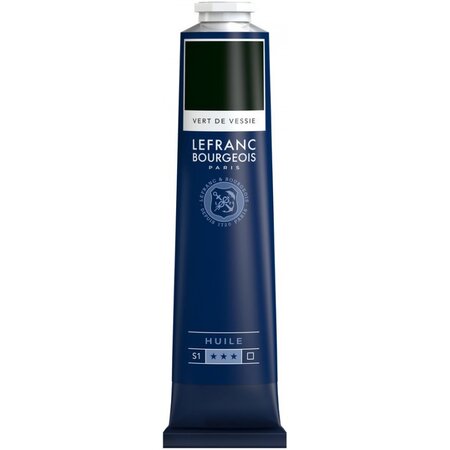 Peinture à l'huile en tube vert de vessie 150ml - lefranc & bourgeois