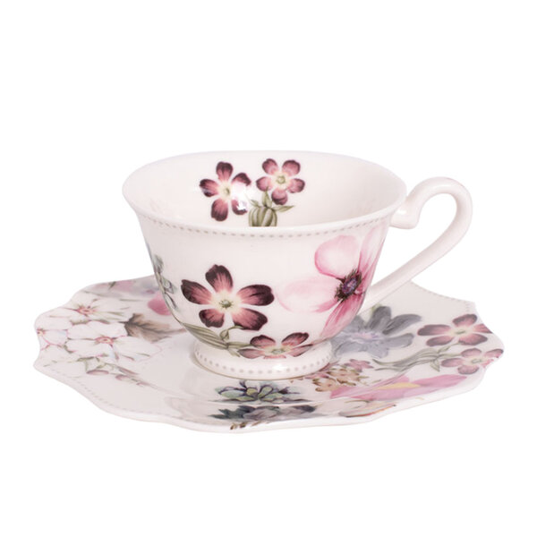 Méa - tasse et soucoupe en porcelaine fine