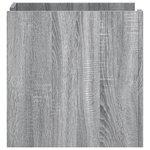 vidaXL Table de chevet sonoma gris 45x50x50 cm bois d'ingénierie