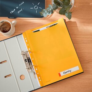 Pack 3 Pochettes Perforées A4 PP Cosy Opaque Jaune LEITZ