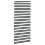vidaXL Store zèbre gris foncé largeur du tissu 90 9 cm polyester