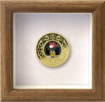 Pièce de monnaie en Argent 500 Francs g 17.50 Millésime 2025 Flowers in Painting BOUQUET OF FLOWERS