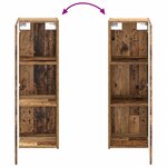 vidaXL Cabinet de Salle de Bain Mural Bois ancien 33 x 34 5 x 100 cm