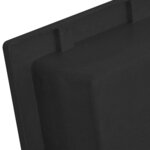 vidaXL Niche de douche Noir mat 41x51x10 cm