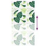 vidaXL Store enrouleur de douche 130x240 cm largeur du tissu 126 cm