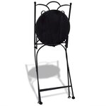 vidaXL Chaises pliables de bistro 2 Pièces Céramique Terre cuite