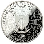 SOMBRERO GALAXY Galaxies Argent Monnaie 500 Francs CFA Cameroon 2024