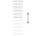 vidaXL Store zèbre blanc 50x150 cm largeur du tissu 45 9 cm polyester