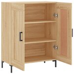 vidaXL Buffet chêne sonoma 69 5x34x90 cm bois d'ingénierie