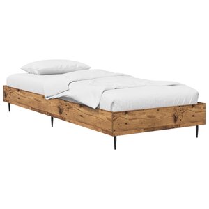 vidaXL Cadre de lit Bois ancien 80 x 200 cm Bois d'ingénierie