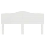 vidaXL Tête de lit Blanc Brillant 180 cm Bois d'ingénierie