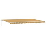 vidaXL Auvent rétractable électrique Multicolore 600 × 300 cm