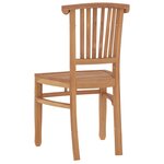 vidaXL Ensemble à manger de jardin 7 Pièces Bois de teck solide