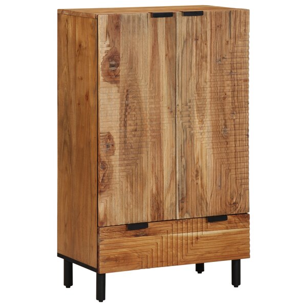 Buffet vidaXL 60x33x100 cm en bois massif d'acacia