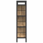 vidaXL Étagère Chêne artisanal 75 x 30 x 123 5 cm Bois d'ingénierie