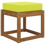 vidaXL Coussin de Siège d'Extérieur Vert 40 x 40 x 8 cm