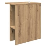 vidaXL Table basse Chêne artisanal 40 x 30 x 49 cm Bois d'ingénierie