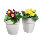 ELHO - Pot de fleurs -  Vibia Campana Flower Twin 21 - Blanc Soie