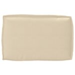 vidaXL Set de coussins de palette avec oreiller 3 Pièces Beige