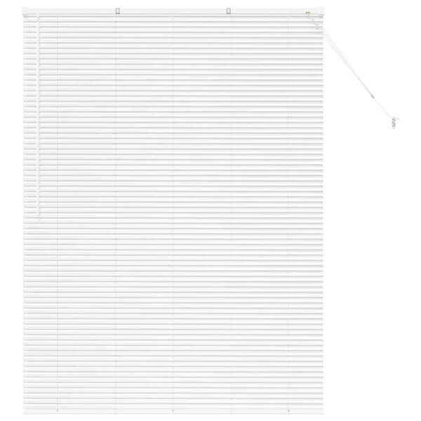 vidaXL Stores vénitiens Blanc 175 x 135 cm Aluminium