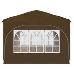 vidaXL Tente de fête pop-up 290 x 290 x 245 cm Taupe