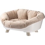Corbeille chat ou chien sofa Throne 6 avec coussin - Blanc