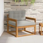 vidaXL Sofa de milieu extérieur Naturel