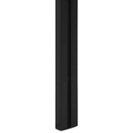 vidaXL Tête de lit 100 cm bois massif manguier et fer