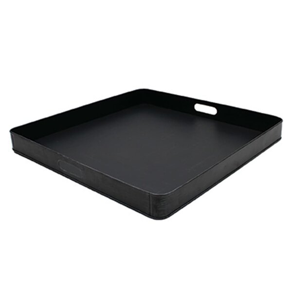 LABEL51 Plateau de service 60x60x6 cm L Noir antique
