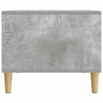vidaXL Table basse Gris béton 90 x 50 x 40 cm Bois d'ingénierie