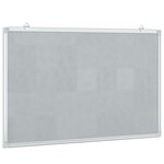 vidaXL Tableau blanc magnétique 80x50x1 7 cm aluminium