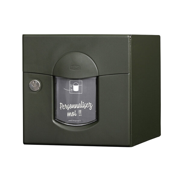 Boîte aux lettres 1 porte  soléa  vert 6007 mat sablé