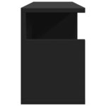 vidaXL Armoire murale 60x20x30 cm noir bois d'ingénierie