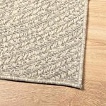 vidaXL Tapis ZIZUR crème 140x200 cm aspect de jute intérieur extérieur