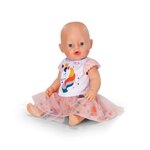 Zapf Creation 871720 - Baby born Robe licorne avec tutu 43 cm