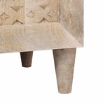 vidaXL Ensemble de mobilier de salle de bain avec étagère 2 Pièces Blanc