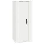vidaXL Meuble TV mural Blanc 40x34 5x100 cm