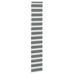 vidaXL Store zèbre gris foncé largeur du tissu 35 9 cm polyester