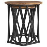 vidaXL Table basse 2 Pièces Bois Ancien Bois d'ingénierie et acier