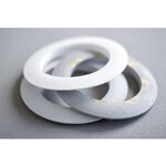 Bracelet en bois lucy plat 15mm 2 pièces