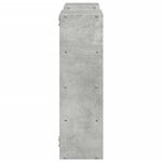 vidaXL Étagère murale gris béton 96x18x60 cm bois d'ingénierie