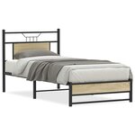 vidaXL Cadre de lit sans matelas chêne sonoma 80x200 cm