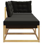 vidaXL Unité de canapé sectionnel Blanc 241 5 x 83 x 73 cm