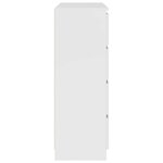 vidaXL Buffet blanc 100x35x99 cm bois d'ingénierie