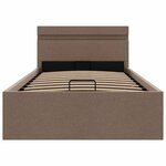 vidaXL Cadre de lit à rangement hydraulique sans matelas 100x200 cm