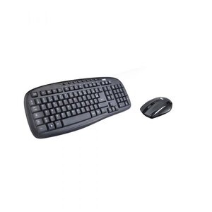 Pack Clavier - Souris Sans Fil WE Deluxe (Noir)