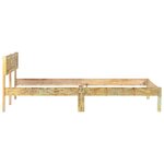 vidaXL Cadre de lit sans matelas Bois de récupération massif 120x200cm