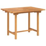 vidaXL Ensemble de salle à manger pour jardin 5 Pièces Marron
