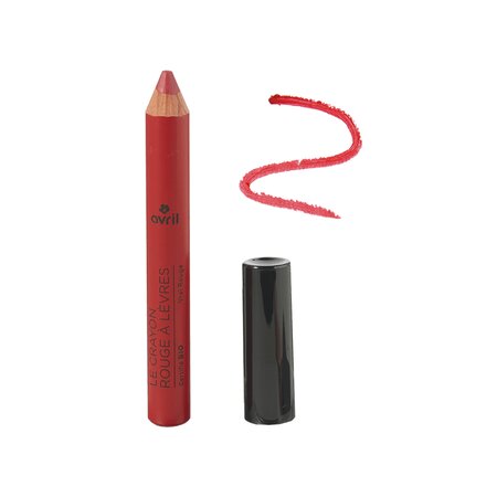 Avril - Crayon Rouge à Lèvres Certifié Bio - Vrai Rouge